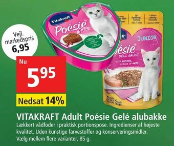 Maxi Zoo VITAKRAFT Adult Poésie Gelé alubakke tilbud