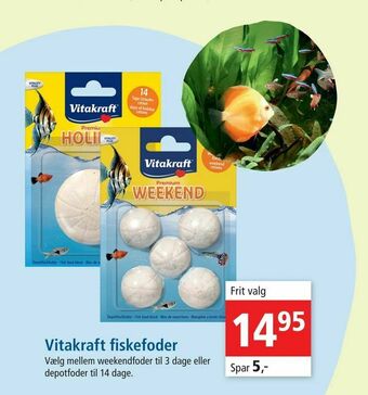 Maxi Zoo Vitakraft fiskefoder tilbud