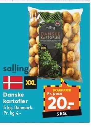 Bilka Danske kartofler tilbud