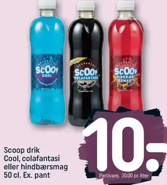 REMA 1000 Scoop drik cool, colafantasi eller hindbærsmag tilbud