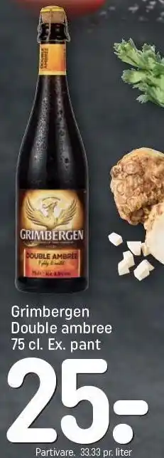 REMA 1000 Grimbergen double ambree tilbud