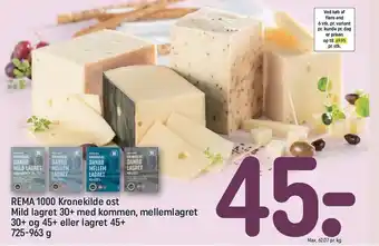 REMA 1000 Kronekilde ost tilbud