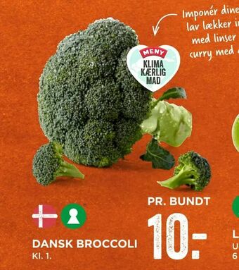 MENY Dansk broccoli tilbud