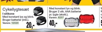 Harald Nyborg Cykellygtesæt tilbud