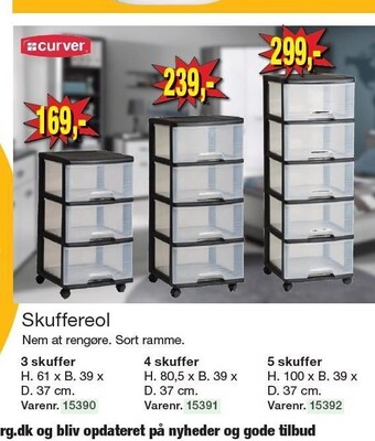 Harald Nyborg Skuffereol tilbud