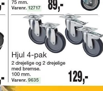 Harald Nyborg Hjul 4-pak tilbud