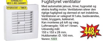Harald Nyborg Fugtstyret ventilator tilbud