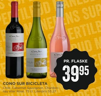 MENY Cono sur bicicleta tilbud