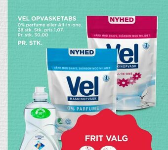 MENY Vel opvasketabs tilbud
