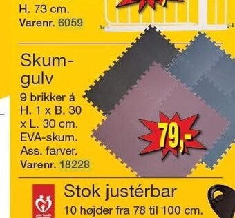 Harald Nyborg Skumgulv tilbud