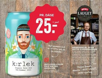 MENY Økologisk k:rlek pale ale fra mikkeller tilbud