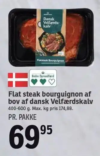 SPAR Flat steak bourguignon af bov af dansk velfærdskalv tilbud