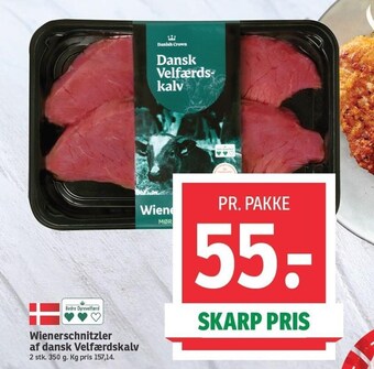 SPAR Wienerschnitzler af dansk velfærdskalv tilbud