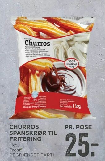 Churros spanskrør til fritering