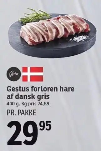 SPAR Gestus forloren hare af dansk gris tilbud