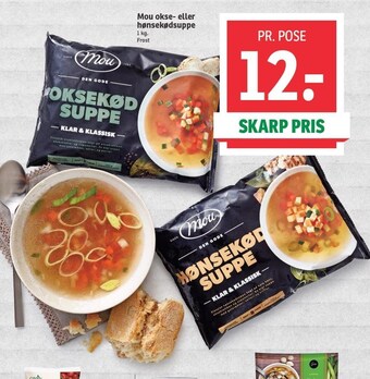 SPAR Mou okse eller hønsekødssuppe tilbud