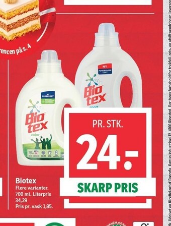SPAR Biotex tilbud
