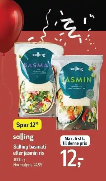 Føtex Salling basmati el. jasmin ris tilbud