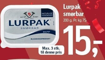 Lurpak smørbar
