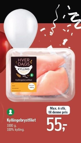 Føtex Kyllingebrystfilet tilbud