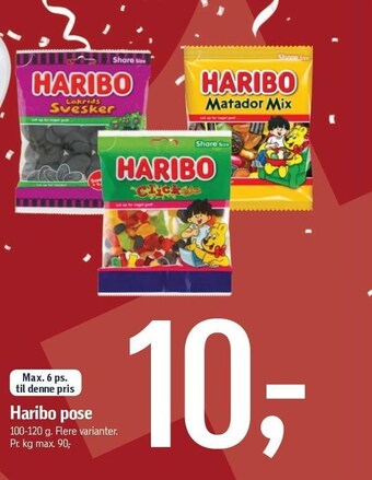 Føtex Haribo pose tilbud