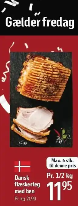 Føtex Dansk flæskesteg m. ben tilbud