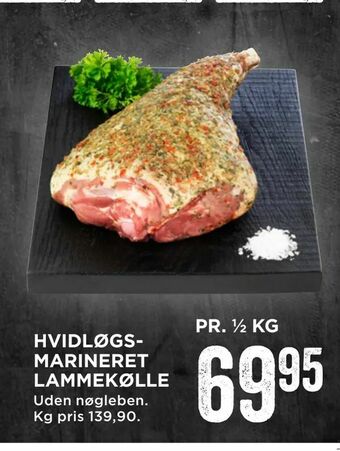 MENY Hvidløgsmarineret lammekølle tilbud