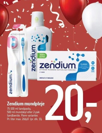 Føtex Zendium mundpleje tilbud