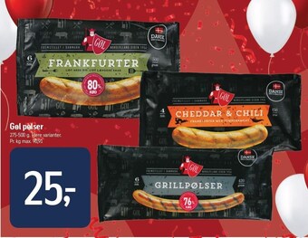 Føtex Gøl pølser tilbud