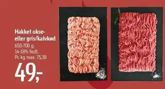 Føtex Hakket okse- el. gris/kalvekød tilbud