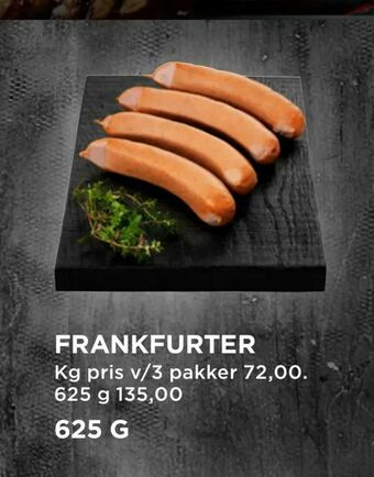 MENY Frankfurter tilbud