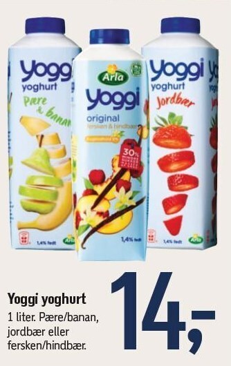 Føtex Yoggi yoghurt tilbud