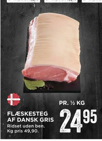 MENY Flæskesteg af dansk gris tilbud