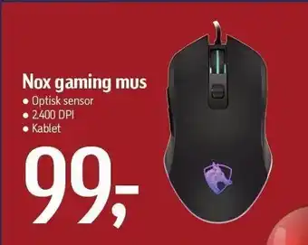 Føtex Nox gaming mus tilbud