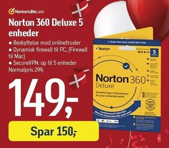 Føtex Norton 360 deluxe 5 enheder tilbud