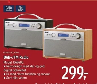 Føtex Dab+/fm radio tilbud