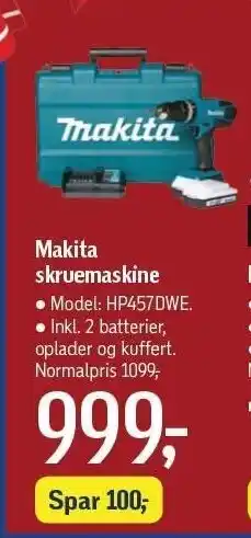 Makita skruemaskine