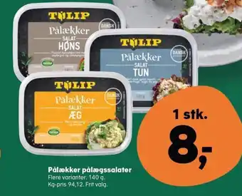 Kvickly Pålækker pålægssalater tilbud