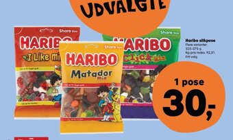 Kvickly Haribo Slikpose tilbud