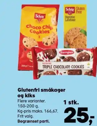 Glutenfri småkager og kiks