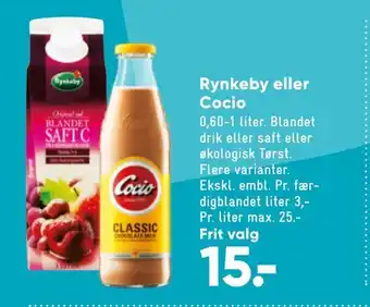 Bilka Rynkeby eller cocio tilbud