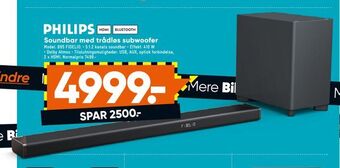 Bilka Soundbar med trådløs subwoofer tilbud