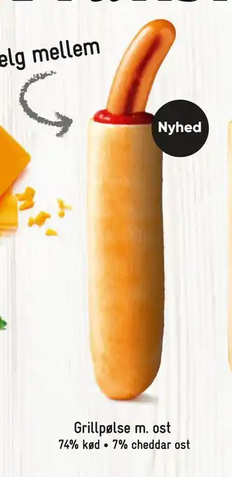 Bilka Grillpølse m. ost tilbud