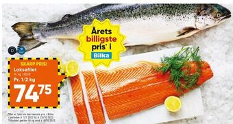Bilka Laksefilet tilbud