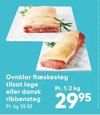Bilka Ovnklar flæskesteg tilsat lage eller dansk ribbensteg tilbud