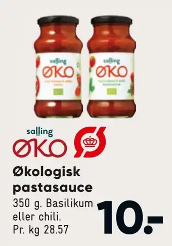 Bilka Økologisk pastasauce tilbud