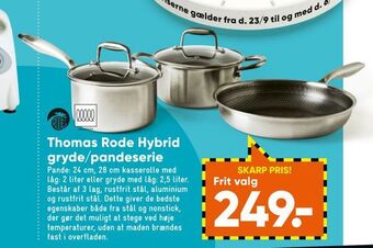 Bilka Thomas rode hybrid gryde/pandeserie tilbud