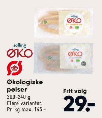 Bilka Økologiske pølser tilbud
