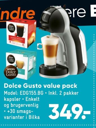 Bilka Dolce gusto value pack tilbud