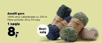 Kvickly Amalfi garn tilbud